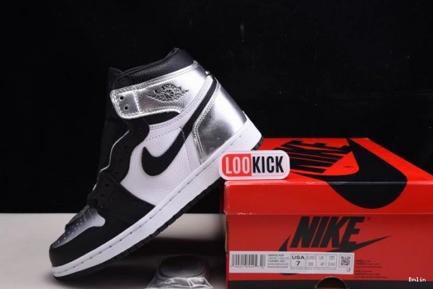 Bmlin Shoes HIGH 1 TOE JORDAN WMNS OG SILVER AIR CD0461-001 0803